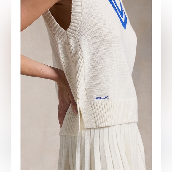 RLX Ralph Lauren Cotton Blend Cricket Golf Sweater Vest - Picture 4 of 12